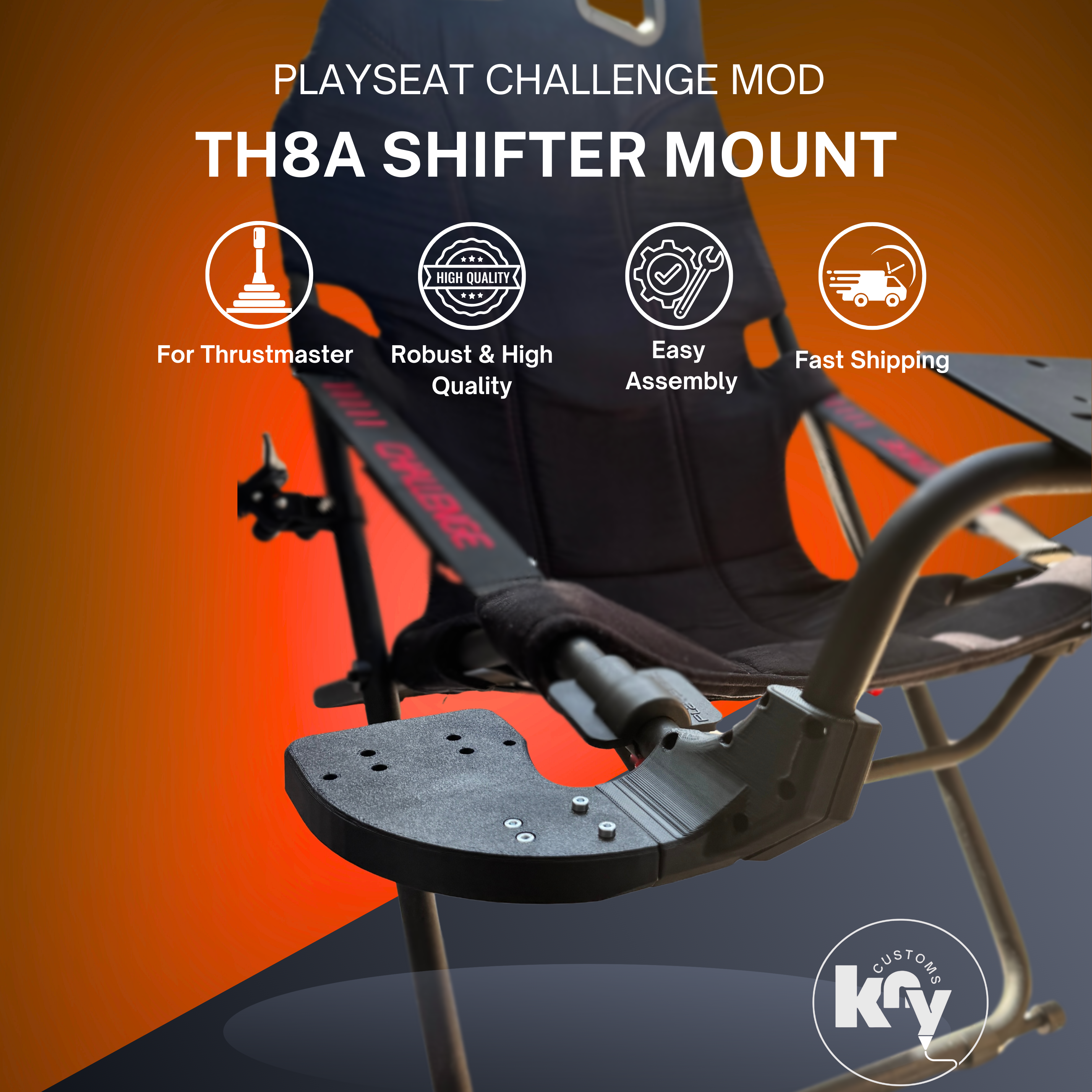 Playseat Challenge Mod Thrustmaster TH8A-Mount Mod