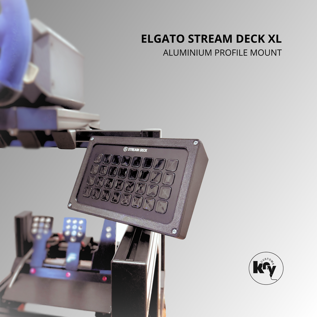 Elgato Stream Deck XL Holder Mount for Aluprofile / Simracing Rig - knycustoms