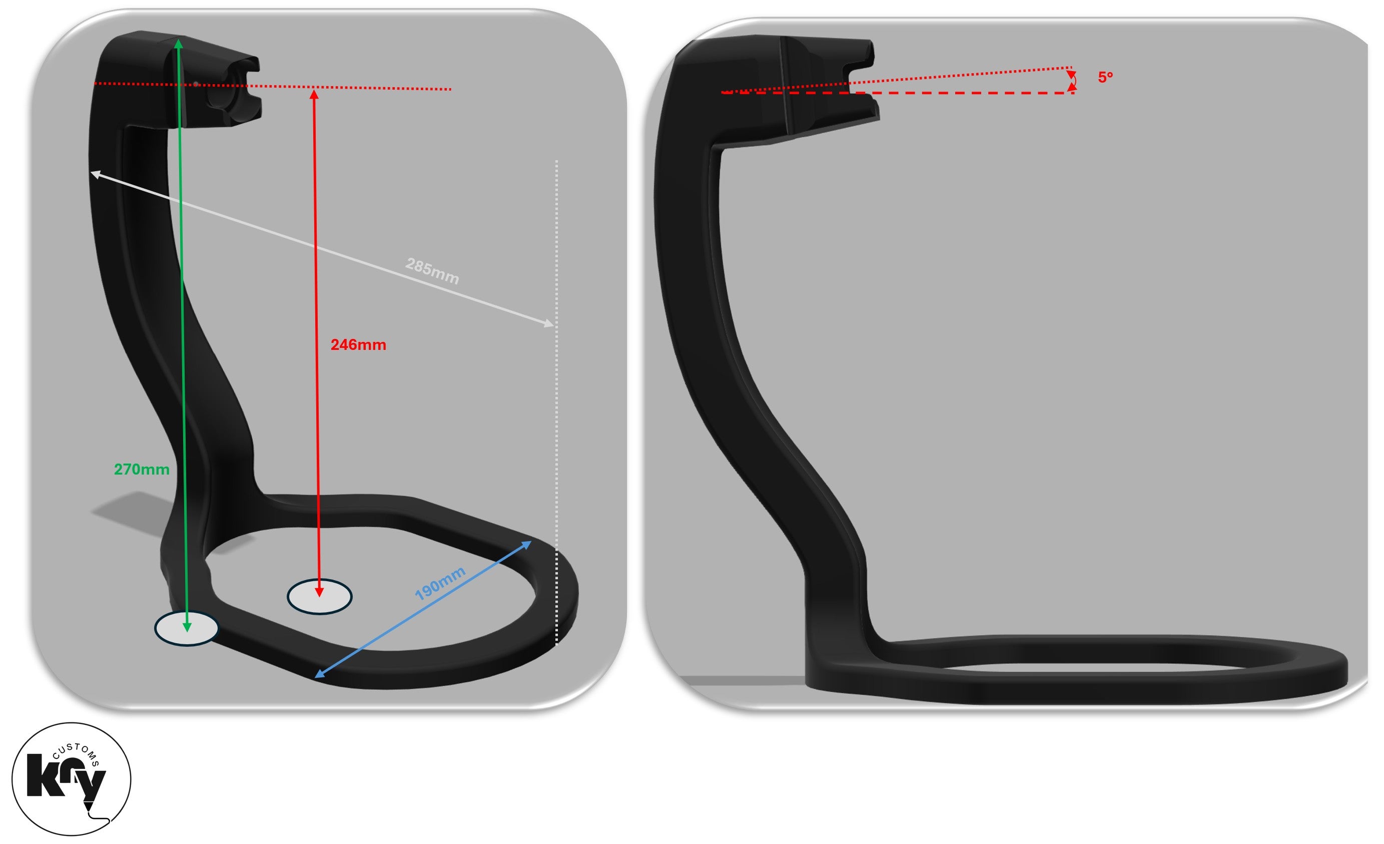 FANATEC Wheels (QR1, QR2) Wheelstand Version 1 - knycustoms