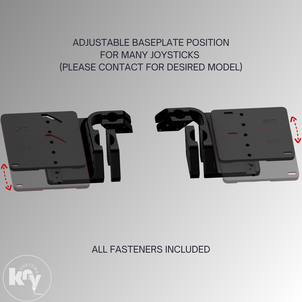 Universal Flightstick / HOTAS Mount for Playseat Challenge - knycustoms