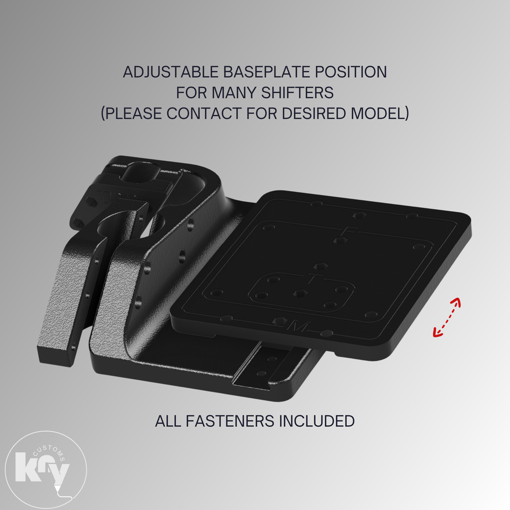Universal Flightstick / HOTAS Mount / Shifter Mount for Playseat Challenge & Playseat Challenge X - knycustoms
