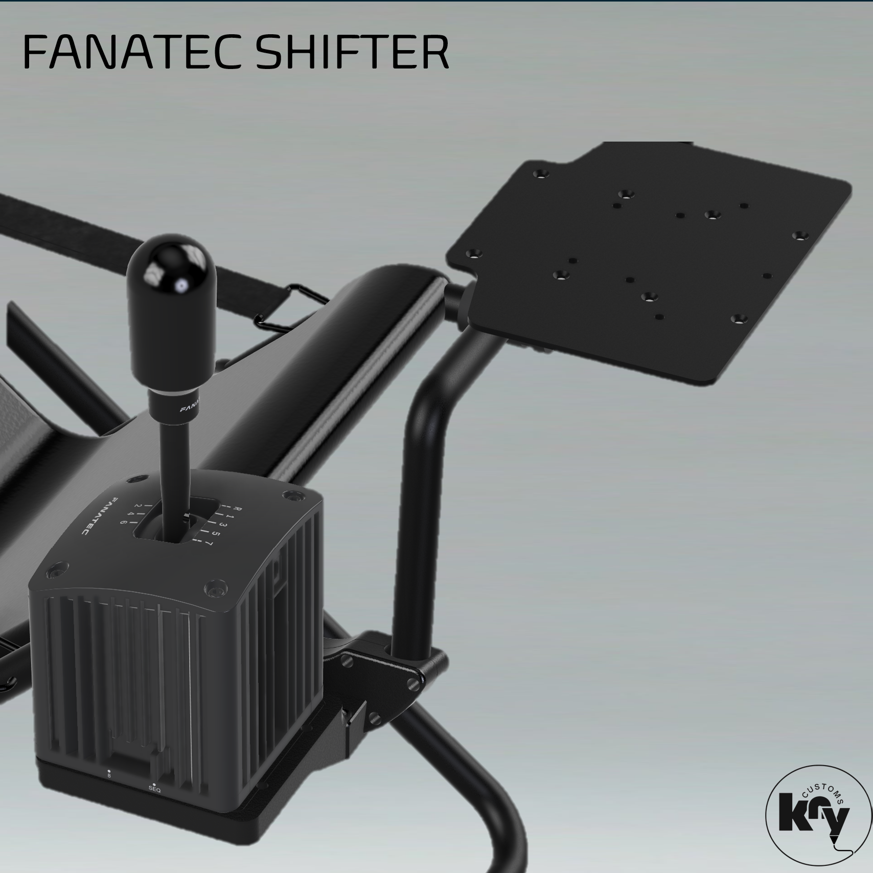 Universal Shiftermount for Playseat Challenge (for all Shifters) - knycustoms