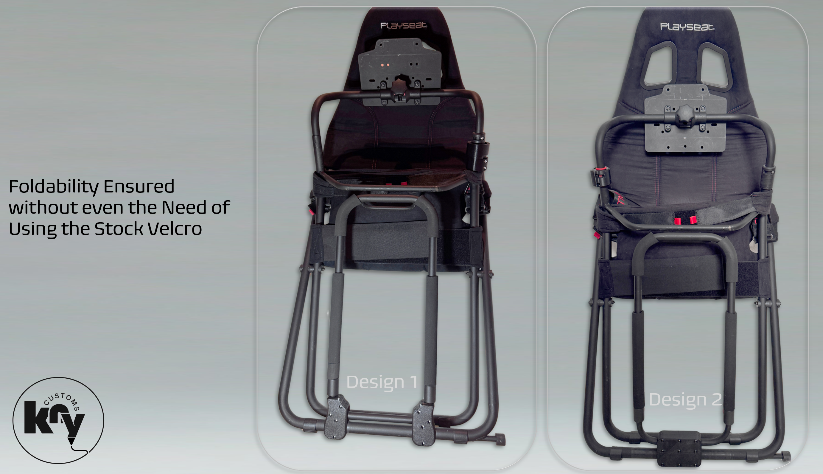Pedalframe Reinforcement Mod (Playseat Challenge) - knycustoms