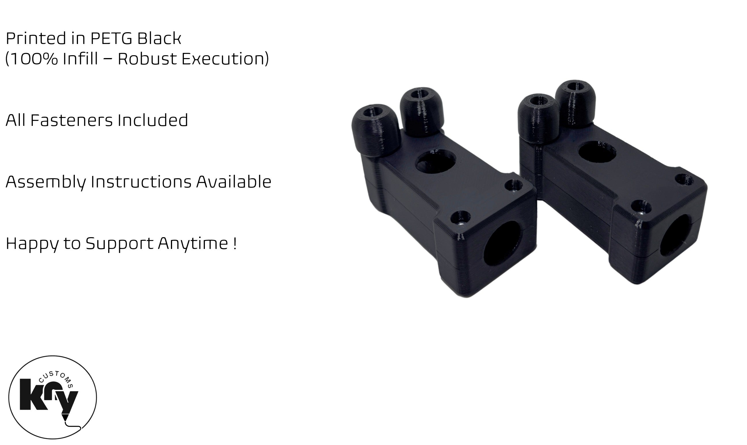 Pedalframe Clamps Mod (Playseat Challenge) - knycustoms