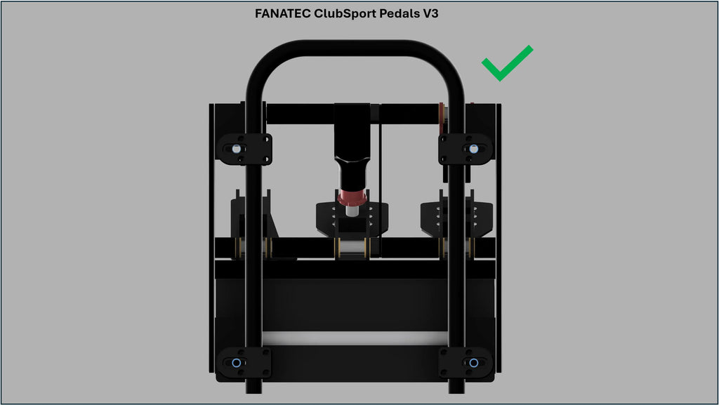 Playseat Challenge Pedalmounts für Fanatec - knycustoms