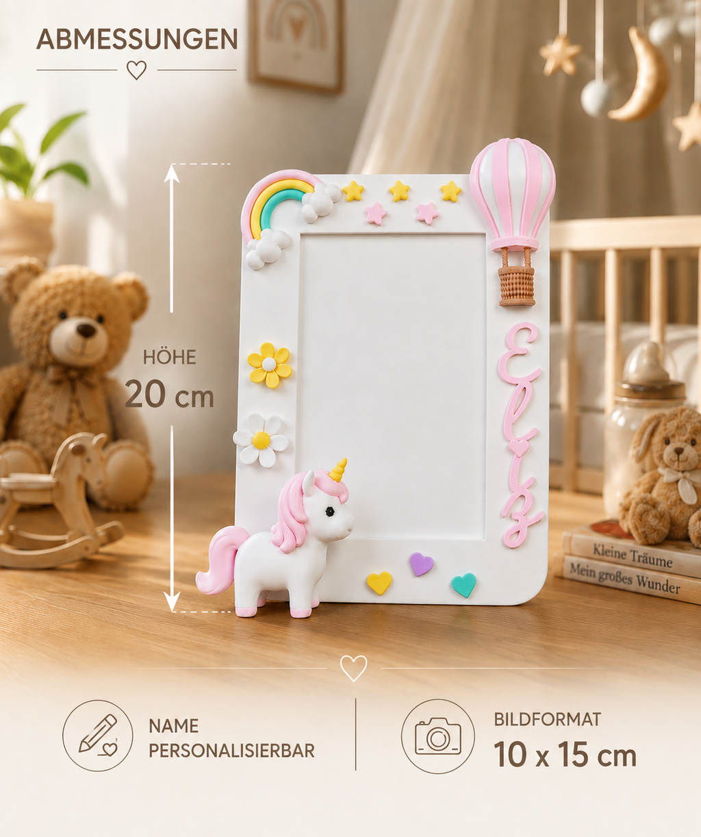 Personalisierter Bilderrahmen "SweetLittleUnicorn" - knycustoms