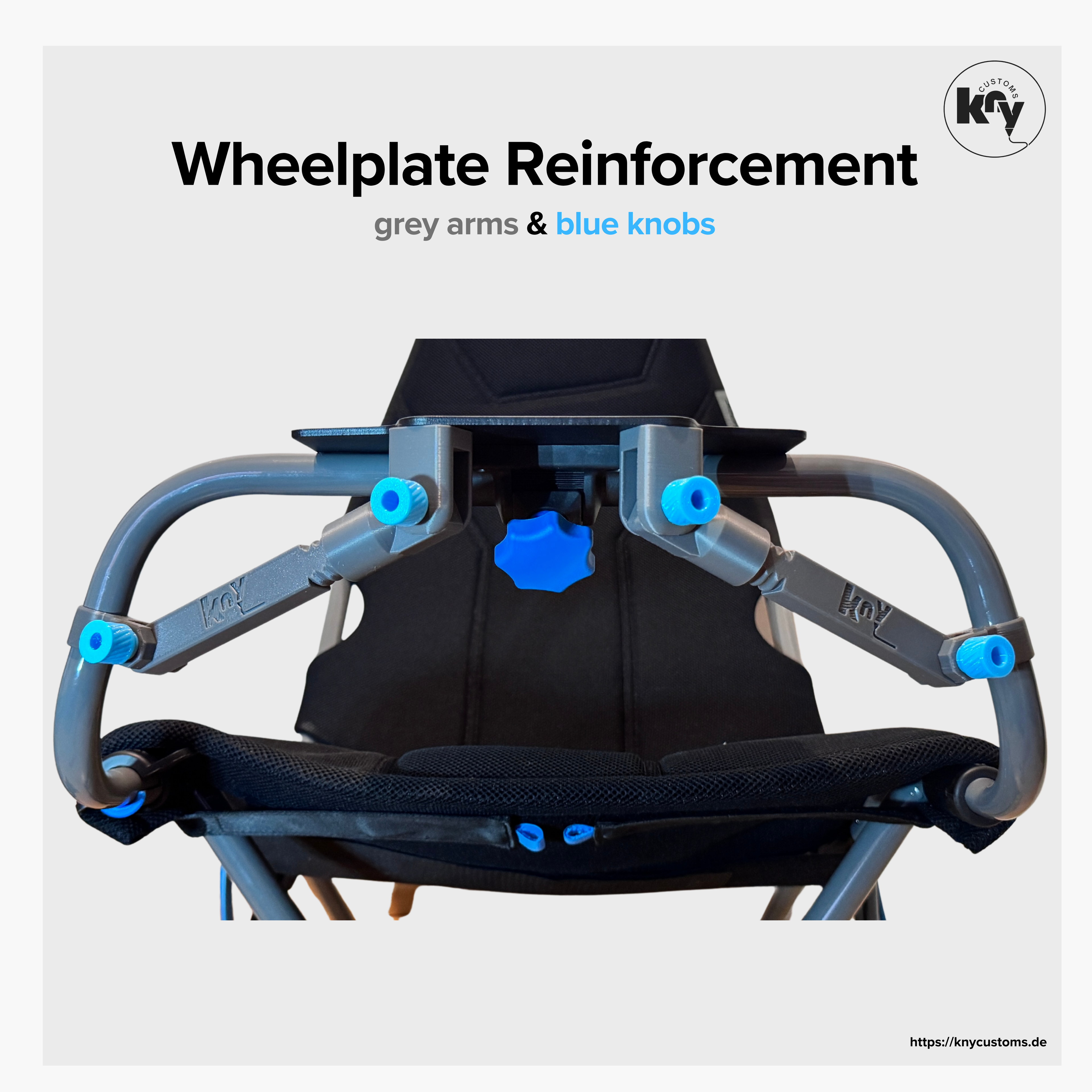 playseat challenge wheelbase wheelplate reinforcement mod 3d printed upgrade